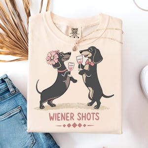 Funny Dachshund Cowboy Shirt: Western Wiener Dog Tee