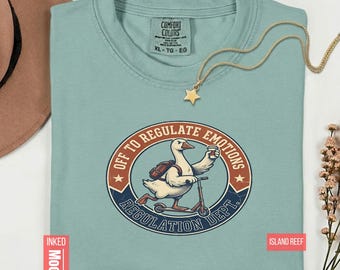 Camiseta "A regular las emociones" / Consejero escolar angustiado / Regalo divertido para él