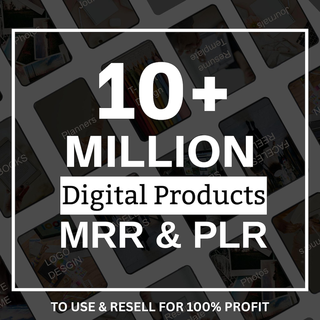 PLR MRR Digital Mega Bundle: 10 Million+ Assets, Canva Templates ...