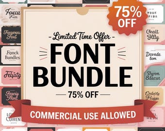 2000 Fonts Collection Bundle