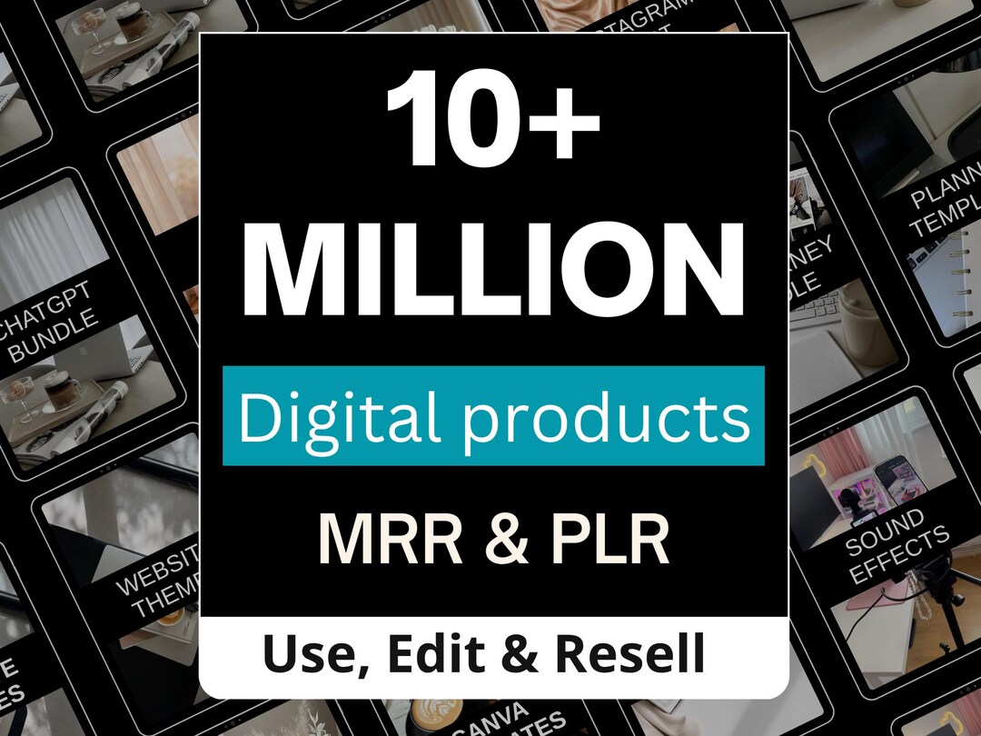 10M+ PLR MRR Bundle | Passive Income | Master Resell Rights | Done for ...