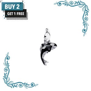 Orca Pandora Charm Gold - Etsy
