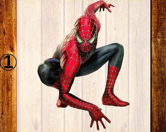 Spider Man DTF Transfer, Vintage Spiderman Ready To Press, Superhero Heat Transfer