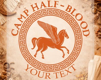 Custom Camp Half Blood DTF Transfer, Personalized Percy Jackson Heat Transfer, Book Lover Design