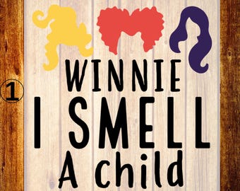 Transfert DTF Winnie I Smell a Child, conception de chemise de faire-part, prêt à presser pour la grossesse