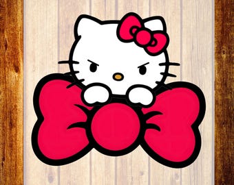 Hello Cat DTF Transfer, Super Kitties Shirt Design, Kawaii Kitty Ready To Press