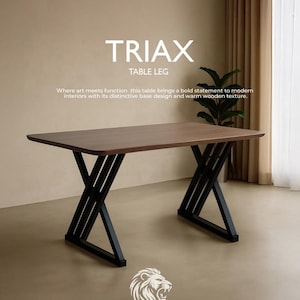 Industrial Spider Steel Dining Table Legs - Custom Metal Table Base