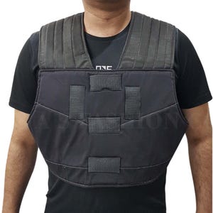 Custom Flak Vest – Din Djarin Inspired Armor Vest – Star Wars Cosplay Costume for Adults