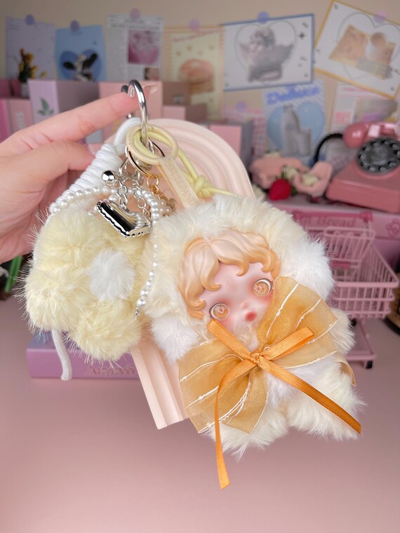 POP MART (スカルパンダ) リラックス パンダキーホルダー SKULLPANDA Lazy Panda ぬいぐるみペンダント - POP MART (Japan)
