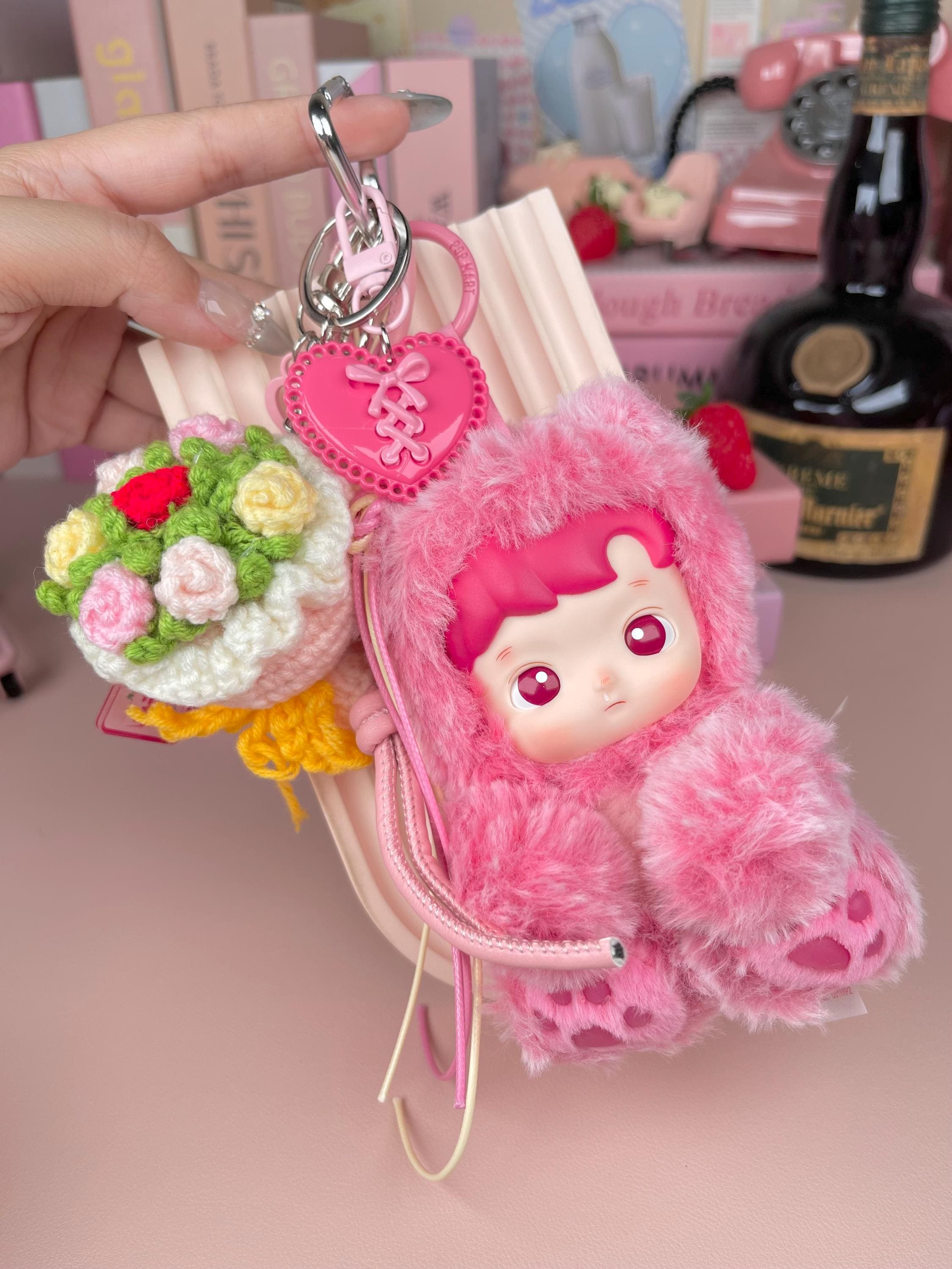 Popmart Hacipupu ビニール製 香り付きぬいぐるみペンダント グミベア