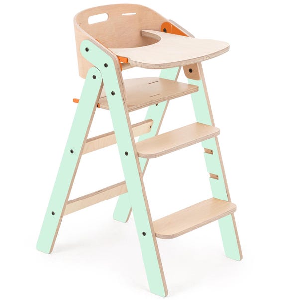 Grow-with-Me Adjustable Height Eco Wood High Chair Tray