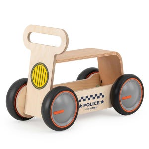 木製ベビーウォーカー＆乗用車、10ヶ月以上のお子様への初めての誕生日プレゼント、スピード調整可能なホイール、モンテッソーリ幼児用ウォーカー