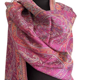 Paisley Pashmina Schal | Großer Ganzjahresschal