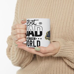 Ceramic Mug, Best Dad in the world, Car mug - Father&#39;s Day Gift, Coffee Cup for Dad, Gift for Him, Birthday Present for Dad, Unique Father&#39;s