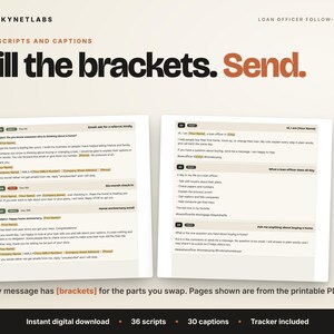 Loan Officer Follow-Up Kit: Scripts, Client Tracker, Social Captions (Digital Download) image 5