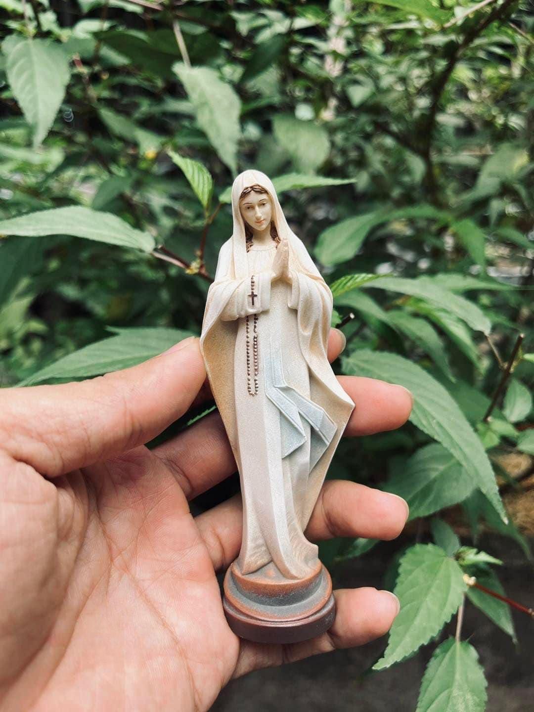 Statue of Our Lady of Mount Cúi, suitable for display on cars, Catholic gifts, home decoration, living room, religious spirituality