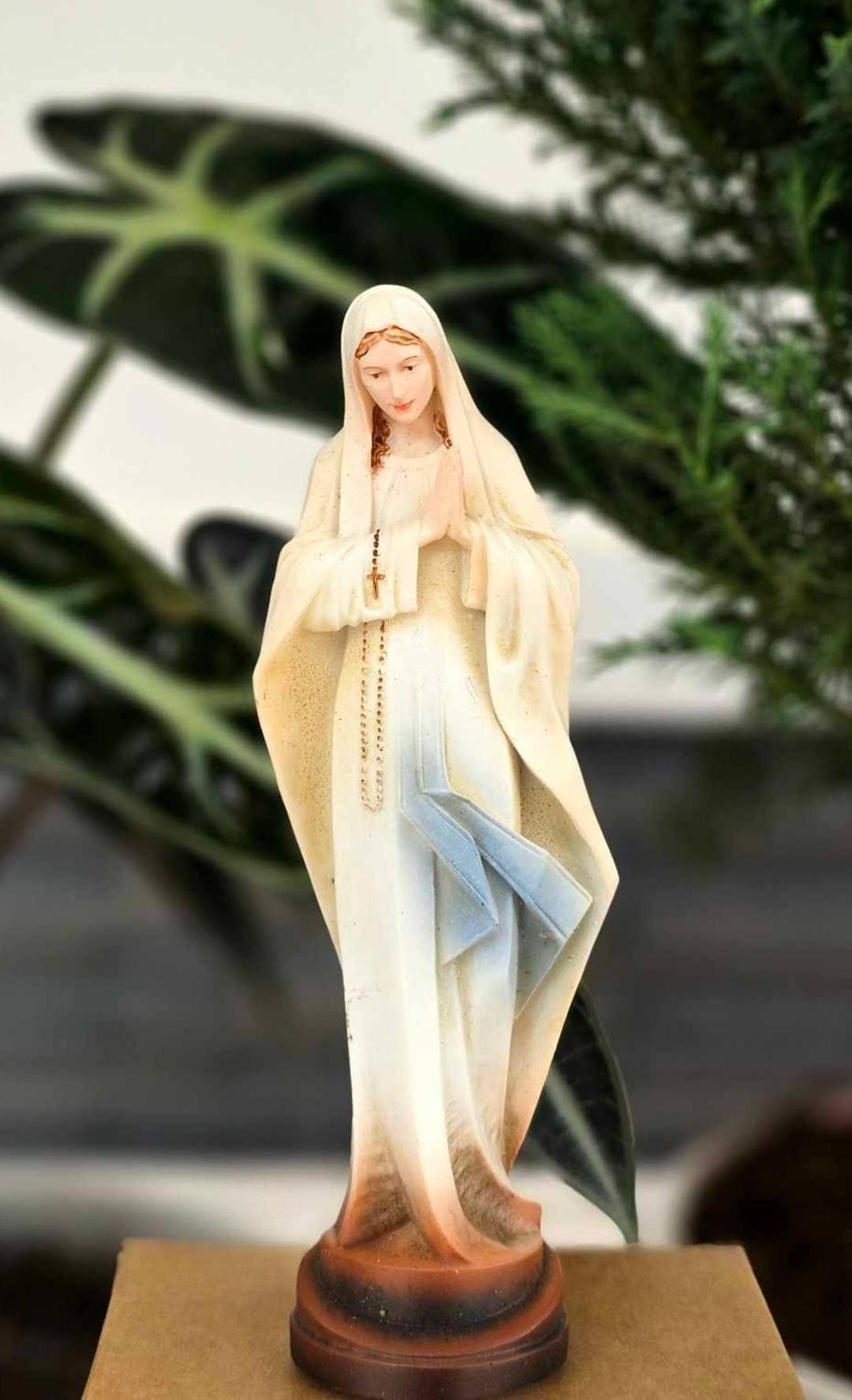 Statue of Our Lady of Mount Cúi, suitable for display on cars, Catholic gifts, home decoration, living room, religious spirituality