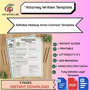 Real Estate Transaction Timeline Home Buying Checklist Printable Property Guide PDF Digital Download