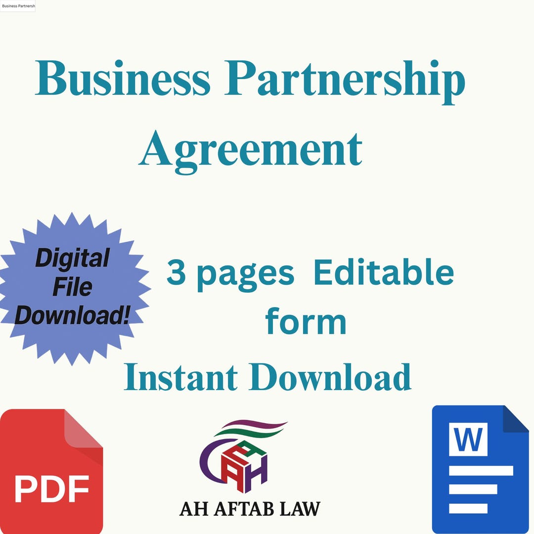Image 5 for Business Partnership Agreement Template Pdf