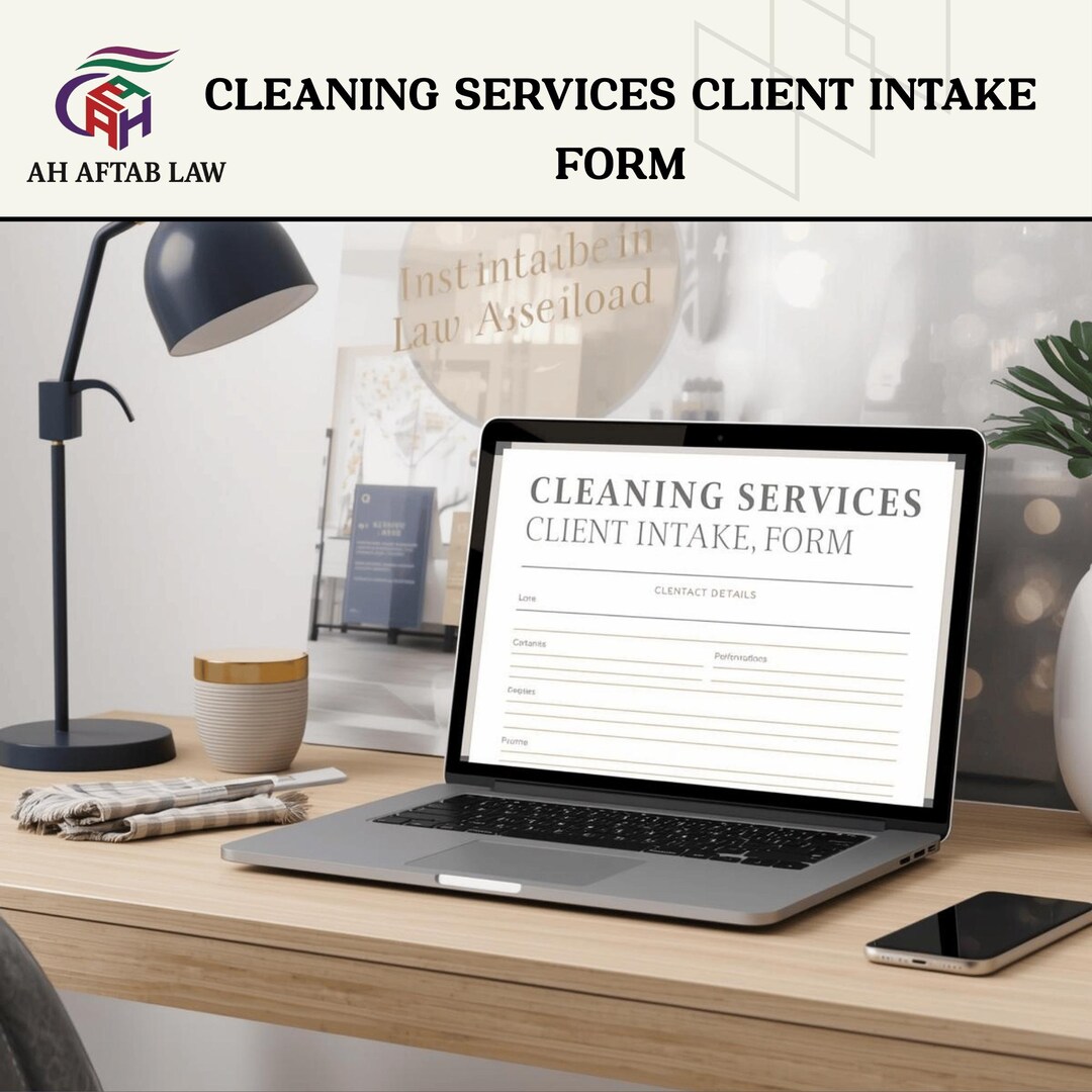 Cleaning Services Client Intake Form Template: Editable Canva Design ...