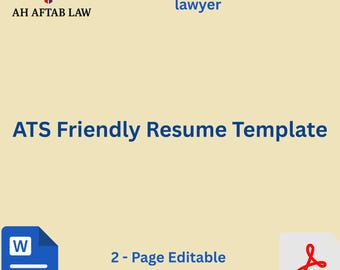 Plantilla de currículum vitae compatible con sistemas ATS: CV moderno y sencillo