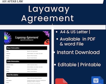 Modelo de Contrato de Pagamento Parcelado Personalizado: PDF e Word Editáveis