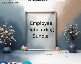 Employee Onboarding Forms: HR Templates Kit (Editable Word & PDF)