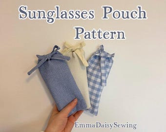 Brillenbeutel Schnittmuster PDF Download | DIY Brillenetui | Anfängerfreundliches Schnittmuster