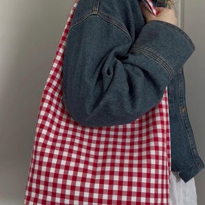 Slouch Tie Bag Schnittmuster - PDF-Download, Anfänger freundlich, DIY Schultertasche Schnittmuster Bild 4