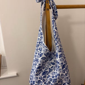 Slouch Tie Bag Schnittmuster - PDF-Download, Anfänger freundlich, DIY Schultertasche Schnittmuster Bild 5