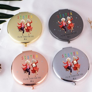 Personalized Bridesmaids Gifts Pocket Makeup Mirror, Elegant Bridal Shower Gift, Personalized Compact Mirror, Bridesmaid Thank You Gift