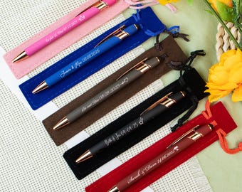 Personalisierter Stift - Kugelschreiber Geschenk für Brautjungfer, Abschlussfeier, Hochzeit, Weihnachten oder für den Bürogebrauch