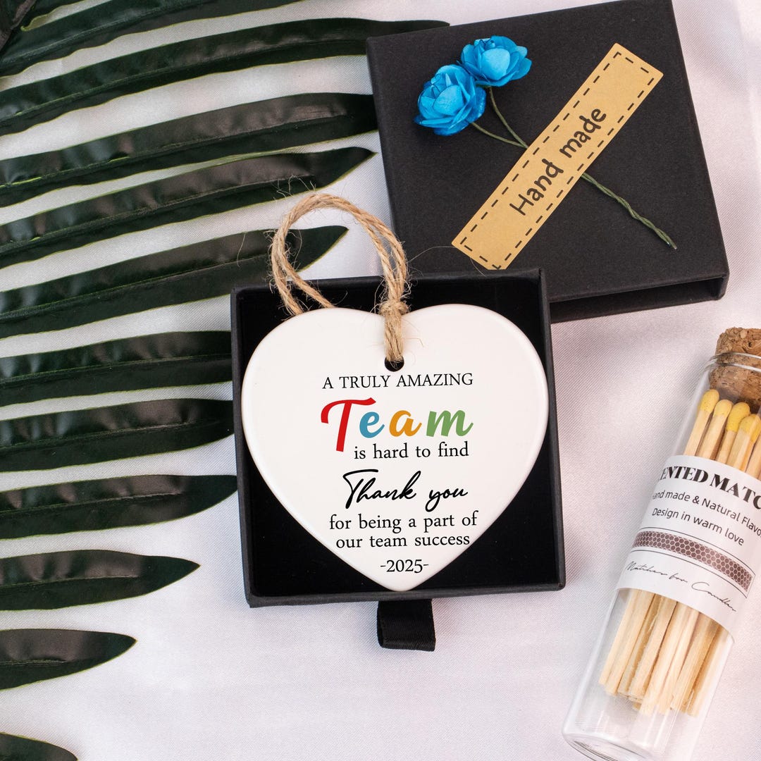 Collaboration Gift Personalized Coworker Gift | Thank You Ornament for Boss or Manager ...