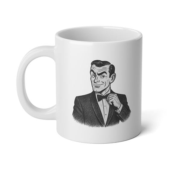 James Bond Coffee Mug, Funny 007 Spy Gift, Novelty Name Tag Cup - Etsy