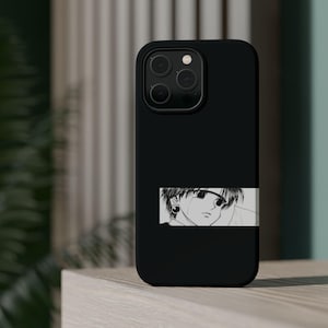 Funda magnética para teléfono con el logo de la caja *CHROLLO CRYING* de Hunter X Hunter