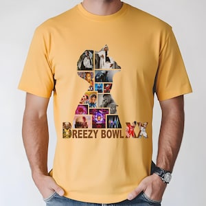 Chris Brown Breezy Bowl Collage T-Shirt | Comfort Colors 1717 | Hip Hop Music Tee | Retro Rap Graphic Streetwear Shirt