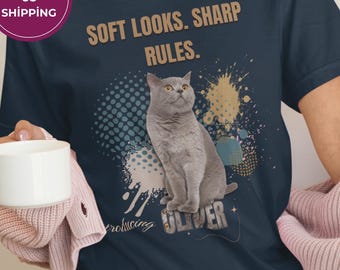 Custom Pet Photo Shirt: Personalized Cat Memorial Gift