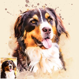 Tierportrait nach Wunsch: Portrait (Digitaler Download, 8 x 10 in JPEG & PDF