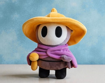 Hollow Knight Silksong Sherma Plush, Soft Stuffed Doll, Cute Game Character Plush Toy, Cozy Indie Game Collectible