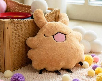 Hollow Knight Silksong Plush Flea Dog Pillow, Soft Cushion Stuffed Toy, Cute Flea Dog Plush Pillow, Cozy Game Inspired Decor 40cm