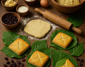 Elven Lembas Bread Recipe Card – Lord of the Rings Inspired Fantasy Waybread