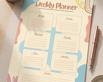 weakly planner for everyone