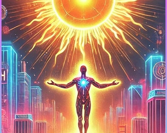 Cyberpunk Tarot Major Arcana – Digital Download (22 Cards)