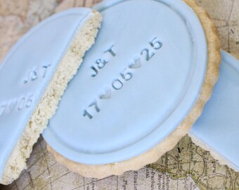 Freshly made to order: customisable party favour vegan shortbread