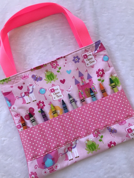 Crayon Art Tote Bag Princess Theme