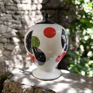 Handmade Ceramic Vase – Modern Decorative Flower Vase – 25 cm Tall – Minimalist Home Decor – Aesthetic Tabletop Vase