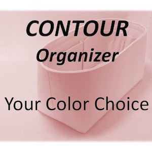 Contour Organizer For Longchamp Le Pliage Large Tote (Relaxed 11.Lx6.5Dx7T or Snug 11.5x7x7)/Insert /Shaper/Your Color Choice/Strong/Durable