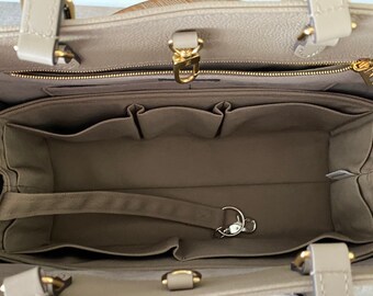 LV Neverfull Bags GM/MM/Pm Purse Organizer | Brown Sugar| Blends well with Monogram Empreinte Turtledove lining | Contour
