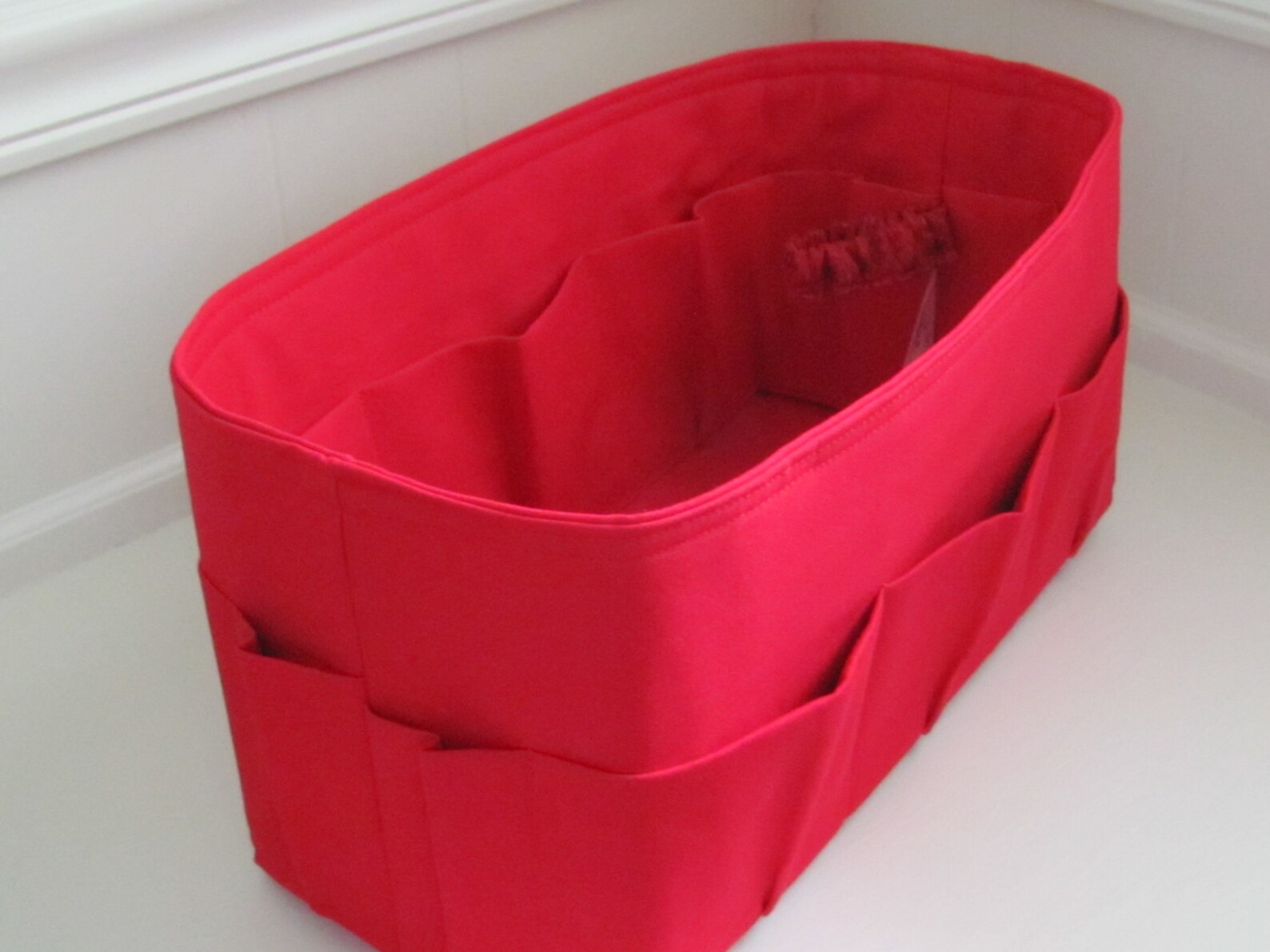DIAPER Bag ORGANIZER Red . Purse or Diaper Bag Insert W/vinyl Etsy