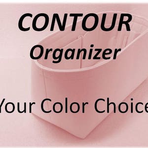 Contour Purse ORGANIZER  Speedy 35 (13L x 6D x 6T) Shaper/Your color choice/Flexible/Sturdy
